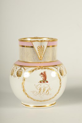 Lot 49 - A LARGE EARLY 19TH CENTURY FLIGHT BARR & BARR WORCESTER PRESENTATION JUG