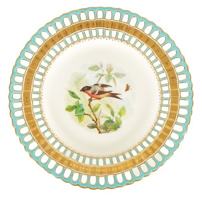 Lot 59 - A MID 19TH CENTURY MINTON CABINET PLATE