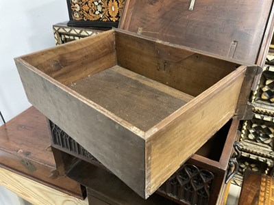 Lot 580 - A 16TH/17TH CENTURY SPANISH WALNUT GOTHIC TABLE CABINET