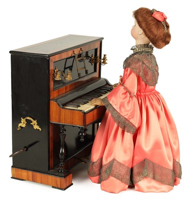 Lot 482 - A RARE 19TH CENTURY FRENCH AUTOMATON MUSIC BOX