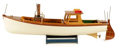 Lot 539 - A 20TH CENTURY CENTURY KRICK "VICTORIA" LIVE STEAM REMOTE CONTROLLED BOAT