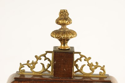 Lot 517 - JOHN TAYLOR, LONDON. A GEORGE III ORMOLU MOUNTED MAHOGANY MUSICAL BRACKET CLOCK