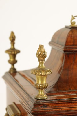 Lot 517 - JOHN TAYLOR, LONDON. A GEORGE III ORMOLU MOUNTED MAHOGANY MUSICAL BRACKET CLOCK