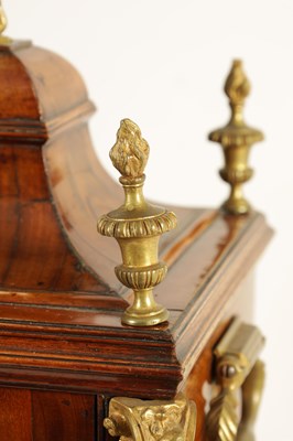 Lot 517 - JOHN TAYLOR, LONDON. A GEORGE III ORMOLU MOUNTED MAHOGANY MUSICAL BRACKET CLOCK