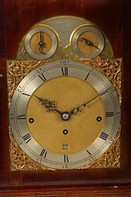 Lot 517 - JOHN TAYLOR, LONDON. A GEORGE III ORMOLU MOUNTED MAHOGANY MUSICAL BRACKET CLOCK