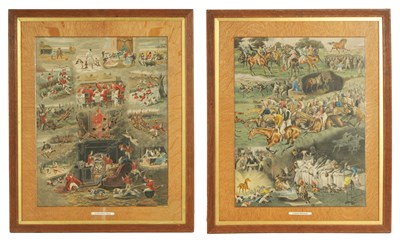 Lot 152 - A PAIR OF LATE 19TH CENTURY HUNTING PRINTS
