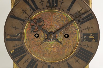 Lot 928 - A LATE 19TH CENTURY DOUBLE FUSEE BRASS  LANTERN CLOCK OF 17TH CENTURY DESIGN