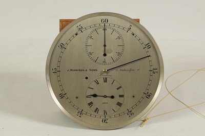 Lot 387 - J. MORRISON & SONS, 27 PACKINGTON STREET. LONDON. AN EARLY 20TH CENTURY OBSERVATORY REGULATOR LONGCASE CLOCK