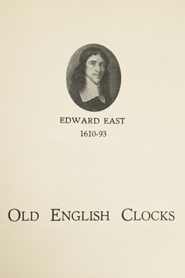 Lot 438 - A HOROLOGICAL FIRST EDITION REFERENCE BOOK BY HERBERT CESCINSKY. THE OLD ENGLISH MASTER CLOCKMAKERS AND THEIR CLOCKS
