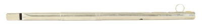 Lot 80 - A LATE 20TH CENTURY SILVERED LOW WHISTLE TABOR PIPE BY BERNARD OVERTON
