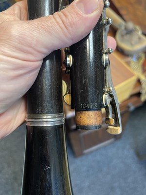 Lot 89 - A CASED PAIR OF BUFFET CRAMPON CLARINETS