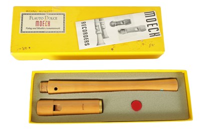 Lot 16 - A FLAUTO DOLCE MOECK RENAISSANCE BAROQUE RECORDER