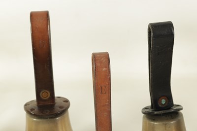Lot 147 - A SET OF 12 HAND BELLS SIGNED WARNER, LONDON