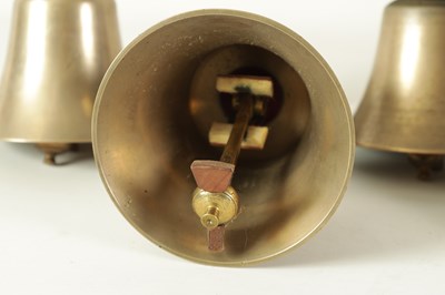 Lot 147 - A SET OF 12 HAND BELLS SIGNED WARNER, LONDON
