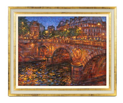 Lot 1048 - JOHN MACKIE (b.1953) OIL ON CANVAS.