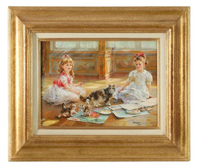 Lot 1035 - KONSTANTIN RAZUMOV (B.1974) RUSSIAN SCHOOL OIL ON CANVAS