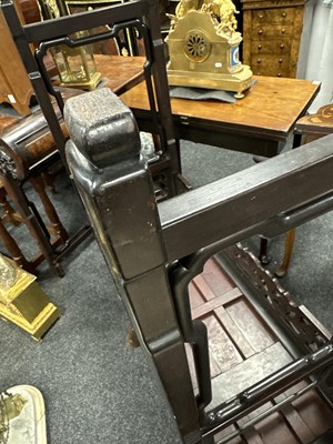 Lot 187 - A PAIR OF 19TH-CENTURY CHINESE HARDWOOD TABLES WITH BURR WOOD PANELS