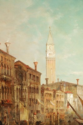 Lot 784 - JAMES HOLLAND (BRITISH 1799-1870) A LARGE 19TH CENTURY VENETIAN OIL ON CANVAS