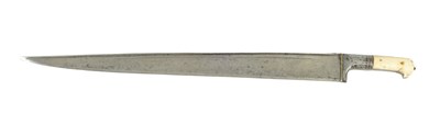 Lot 392 - A 19TH CENTURY INDIAN KHYBER KNIFE