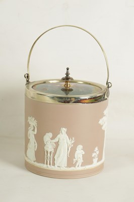 Lot 20 - A COLLECTION OF FIVE PIECES OF WEDGEWOOD COLOURED JASPERWARE