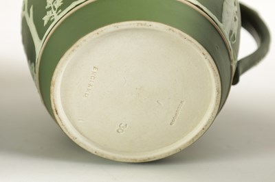 Lot 20 - A COLLECTION OF FIVE PIECES OF WEDGEWOOD COLOURED JASPERWARE