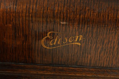 Lot 707 - A LATE 19TH CENTURY EDISON GEM PHONOGRAPH AND CYLINDERS