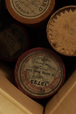Lot 707 - A LATE 19TH CENTURY EDISON GEM PHONOGRAPH AND CYLINDERS