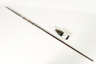Lot 597 - A 19TH CENTURY INDIAN CAVALRY LANCE