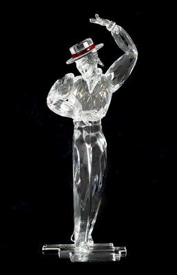 Lot 9 - A 20TH CENTURY SWAROVSKI CRYSTAL MAGIC OF DANCE ANTONIO FIGURINE - boxed