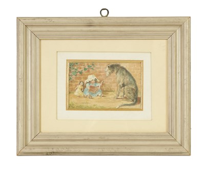 Lot 695 - A LATE 19TH CENTURY WATERCOLOUR