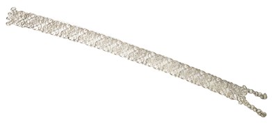 Lot 496 - A LATE VICTORIAN SECTIONAL SILVER BELT