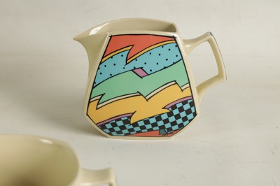 Lot 71 - A ROSENTHAL, GERMANY ART DECO STYLE  24 PIECE ‘JAZZ’ PATTERN TEA SERVICE