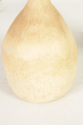 Lot 52 - JOHN DUGGER (AMERICAN B.1948) A MID 20TH CENTURY STONEWARE BULBOUS VASE