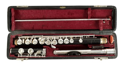 Lot 648o - A WOOD FLUTE BY AUGUST RICHARD, HAMMIG