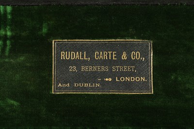 Lot 646 - A MID 19TH CENTURY WOODEN FLUTE BY RUDALL, CARTE & CO. NO. 385.