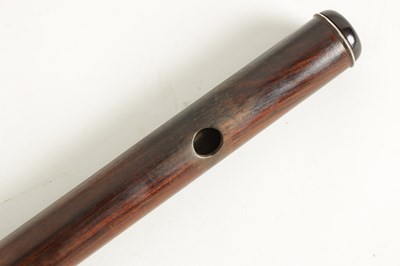 Lot 646 - A MID 19TH CENTURY WOODEN FLUTE BY RUDALL, CARTE & CO. NO. 385.