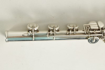 Lot 648 - A SWISS SILVER-PLATED FLUTE BY HUG & CO. ZURICH