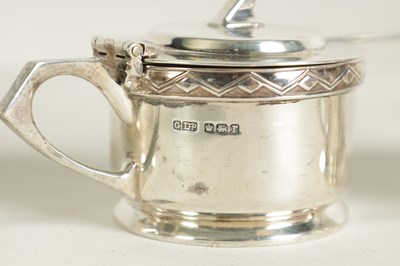 Lot 272 - GEORGE V SILVER CONDIMENT SET