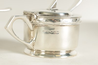 Lot 272 - GEORGE V SILVER CONDIMENT SET