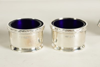 Lot 272 - GEORGE V SILVER CONDIMENT SET