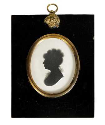 Lot 702 - MIERS - A LATE 18TH/EARLY 19TH CENTURY BUST PORTRAIT OF A YOUNG LADY ON PLASTER