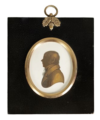 Lot 739 - JOHN FIELD-AN EARLY 19TH CENTURY BUST PORTRAIT OF A GENTLEMAN ON PLASTER