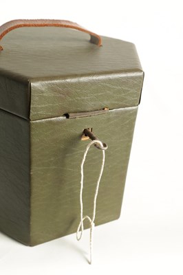 Lot 640 - A LATE 19TH CENTURY NICKEL BUTTONED CONCERTINA PROBABLY BY WHEATSTONE, No. 236