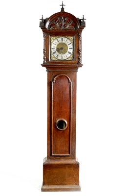 Lot 844 - CHETHAM, MIDDELTON. AN EARLY 18TH CENTURY OAK 30-HOUR  LONGCASE CLOCK