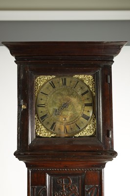 Lot 785 - A LATE 17TH CENTURY OAK “COFFIN' CASE 30-HOUR LONGCASE CLOCK SIGNED JOHN OGDEN