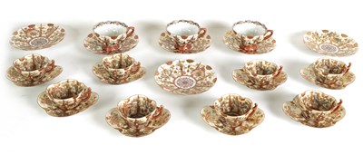 Lot 153 - A JAPANESE MEIJI 25 PIECE EGG SHELL CHINA PART TEA SERVICE