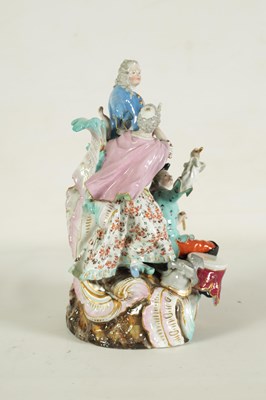 Lot 88 - A MID/LATE 19TH CENTURY MEISSEN MUSICIAN FIGURE GROUP