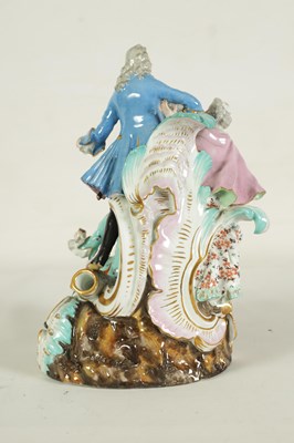 Lot 88 - A MID/LATE 19TH CENTURY MEISSEN MUSICIAN FIGURE GROUP