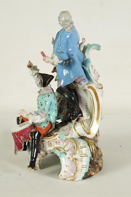 Lot 88 - A MID/LATE 19TH CENTURY MEISSEN MUSICIAN FIGURE GROUP