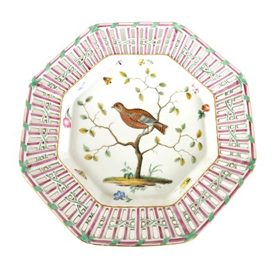 Lot 64 - A 19TH CENTURY MEISSEN PORCELAIN CABINET PLATE